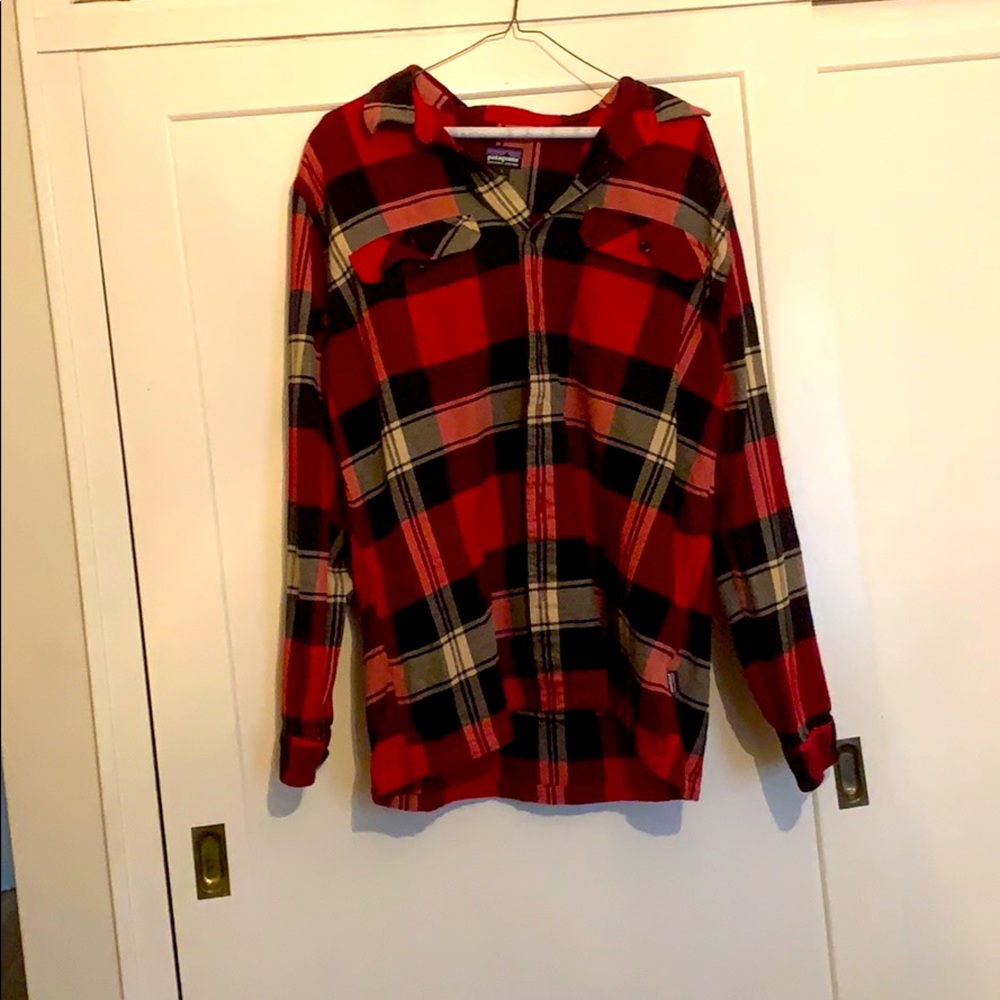 Red patagonia flannel